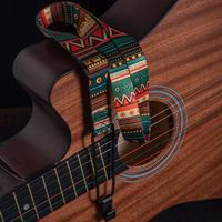 Prix de gros bon marché OEM personnalisé Super Stretch étanche en nylon tissé sangle de support de guitare