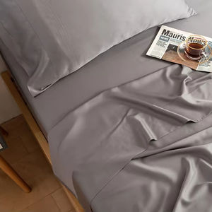 Set di bambù 100% tinta unita tinta unita <span class=keywords><strong>per</strong></span> uso domestico-Set di federe in bambù doppio doppio doppio federe copripiumino - Product Image 1