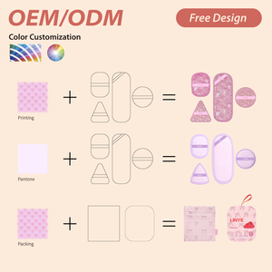 وسادة مزيل ماكياج من القطن والخيزران الطبيعي قابلة للغسل وسادات إزالة ماكياج من الخيزران الطبيعي قابلة لإعادة الاستخدام وسادات إزالة ماكياج قابلة للغسل - Product Image 3