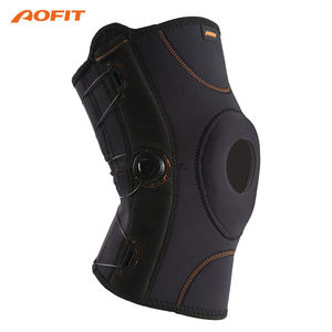 Genouillère de sport en silicone antidérapante à pression personnalisée, attelle de soutien du genou - Product Image 1