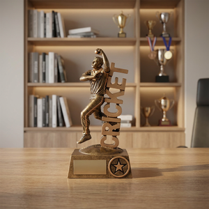 Trophée en résine OEM haut <span class=keywords><strong>de</strong></span> gamme, récompense personnalisée <span class=keywords><strong>de</strong></span> basketball, souvenir <span class=keywords><strong>de</strong></span> cricket, plaque commémorative, cadeaux <span class=keywords><strong>de</strong></span> reconnaissance d'entreprise haut <span class=keywords><strong>de</strong></span> gamme en gros - Product Image 1