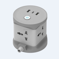 Stop Kontak Kubus Pengaman 250V AC dengan 3 USB dan Ekstensi Kabel, Promo!