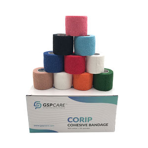 En vrac En Gros Personnalisé Logo Imprimé Fournitures Médicales Facile à Déchirer Auto-Adhésif Vet Wrap Bandage Élastique Cohésif - Product Image 6