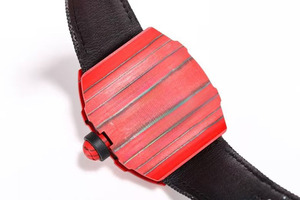 Montre-bracelet squelette ultra-légère pour homme, classique, de luxe, best-seller, avec aiguilles lumineuses, tourbillon, en fibre de carbone TPT, de forme barre - Product Image 3