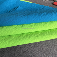 Tissu respirant imperméable mat en nylon Taslon recyclé à 100 %, léger et froissé, certifié GRS 228T, pour vêtements de sport pour filles