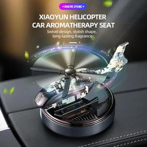 KT Car Solar Airplane Air Freshener Solar Helicopter <b>Interior</b> <b>Accessories</b> Trim Propeller Rotary Perfume Diffuser Deodorant - Product Image 6