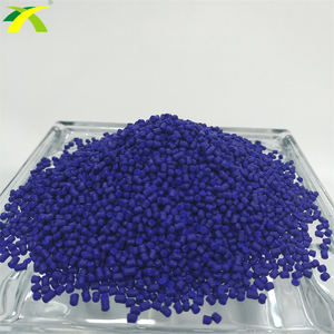 QE5505A <span class=keywords><strong>bleu</strong></span> outremer haute qualité Eva matière plastique chimique Eva composé granule pour pantoufles semelle intermédiaire baskets sandales - Product Image 4