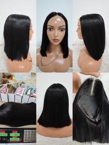 โปรโมชั่น Letsfly วิกผมไร้กาว 49$ วิกผมบ๊อบแบบปิดหน้าผาก 2x6  วิกผมตรงแบบ SDD ความยาว 12 นิ้ว วิกผมตรง 100% ผมแท้ 250% - Product Image 6