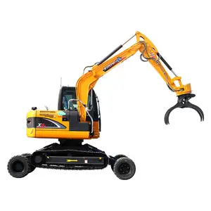 Wiel En Crawler 2 In 1 8-10 Ton Mini Graafmachine Digger Tire Wielen Graafmachine Ce Epa