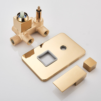 2/3 façons accessoires de salle de bain salle de bain douche mitigeur mitigeur montage mural Para eau chaude froide robinet de douche cartouche