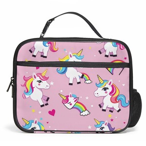 Nuova <span class=keywords><strong>Borsa</strong></span> Porta Pranzo per Studenti con Design Cartoon, <span class=keywords><strong>Borsa</strong></span> Pranzo <span class=keywords><strong>Unicorno</strong></span> per Bambini, Graziosa <span class=keywords><strong>Borsa</strong></span> Pranzo per Ragazze - Product Image 2