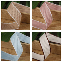 Personnalisé en forme de diamant motif à carreaux dentelle sangle arc cheveux accessoires vêtements chapeaux accessoires cadeau emballage rubans