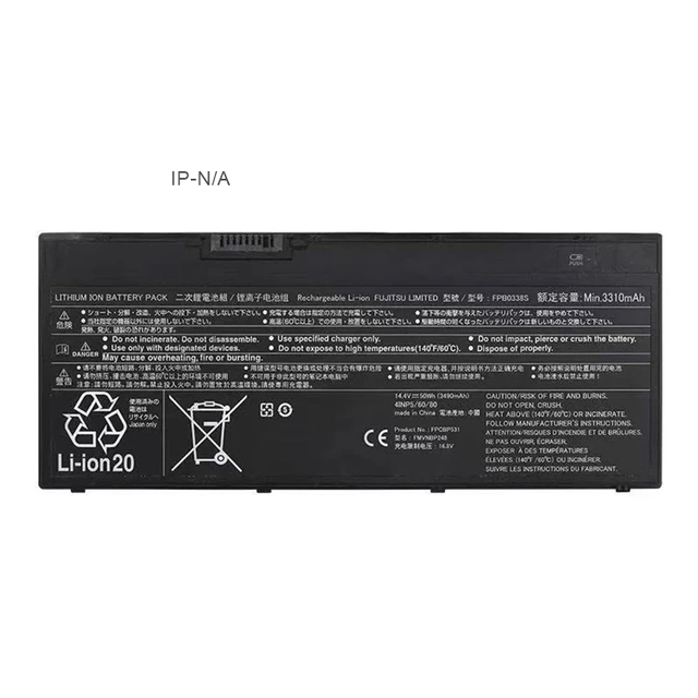 Fujitsu FPB0338S 3490mAh Li-ion Polymer High Quality Replacement Laptop Battery LifeBook U747 E548 CE RoHS 12-Month Warranty