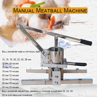 Machine à extruder les boulettes de viande Jz pour la fabrication de croquettes crues ou bouillies, et de boulettes pressées à la main pour usage domestique
