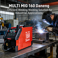 DANENG 220V 160A Poste à souder multifonction MIG-160, soudeuse MIG portable, cycle de travail 60% pour tôles et acier inoxydable