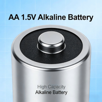 Pile alcaline 1,5 V LR6+LR03, lot combiné, pour serrure à empreinte digitale, serrure à code, serrure de porte intelligente, microphone, calculatrice