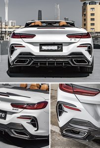 Cuchillas decorativas de coche de Venta caliente adecuadas para BMW 8 Series G14 <span class=keywords><strong>G15</strong></span> X cuchillas decorativas laterales de parachoques trasero (juego de dos piezas) - Product Image 4