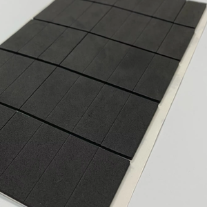 Venta al por mayor de fábrica, almohadilla de espuma EVA redonda autoperforada de 1cm de espesor, hoja adhesiva a granel impermeable de goma de celda cerrada de 5mm - Product Image 3