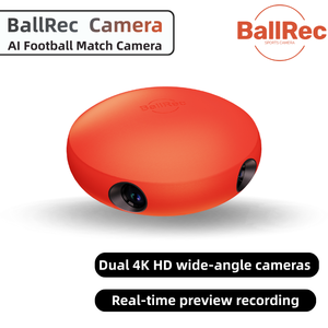 กล้องฟุตบอล BALLREC กันน้ำ 4K มองเห็นในเวลากลางคืน มุมกว้าง ติดตามด้วย AI พร้อมรีโมทคอนโทรล ถ่ายทอดสดหลายแพลตฟอร์ม สำหรับเยาวชน - Product Image 5