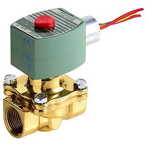Vanne solénoïde Asco 1 1/4 po x 1 1/8 po normalement ouverte AC 220 V pour le contrôle de l'eau - Product Image 1