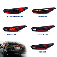 Ensemble de feux arrière RGB de haute qualité pour Toyota Camry 2018-2024, feux arrière LED, clignotants dynamiques, commande par application