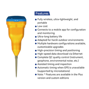 Sismógrafo Nodal de Alta Calidad para Estudios Sísmicos, Equipo Electrónico de Imágenes Geológicas y Sismómetro - Product Image 3
