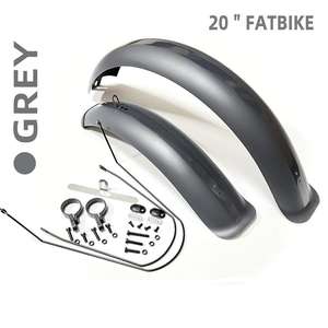 Garde-boue avant et arrière pour vélo électrique 20 "x 4.0 26" x 4.0 24 "x 4.0 Fat Tire Snow Bike Tire Fender - Product Image 3