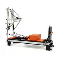 Equipo Comercial de Pilates Reformers, Cama de Ejercicios para Flexibilidad y Estiramiento Corporal, Torre de Pilates Reformer para Estudio de Yoga