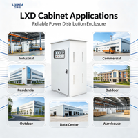 Armoire de distribution électrique extérieure personnalisée LIXINDA IP54 avec serrure mécanique, coffret de contrôle électrique en métal thermolaqué