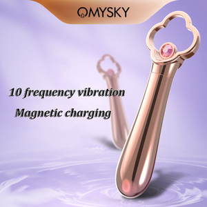 <span class=keywords><strong>Omysky</strong></span> Golden Bullet Jouets sexuels pour adultes Puissant vibrateur à dix fréquences Mignon Dildo Vibrateur de doigt pour vagin Vibrateur Bullet - Product Image 2