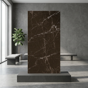 Swiss Brown 600x1200mm High Gloss Marble Porcelain Tiles Premium Floor Wall Building Materials India - Product Image 2