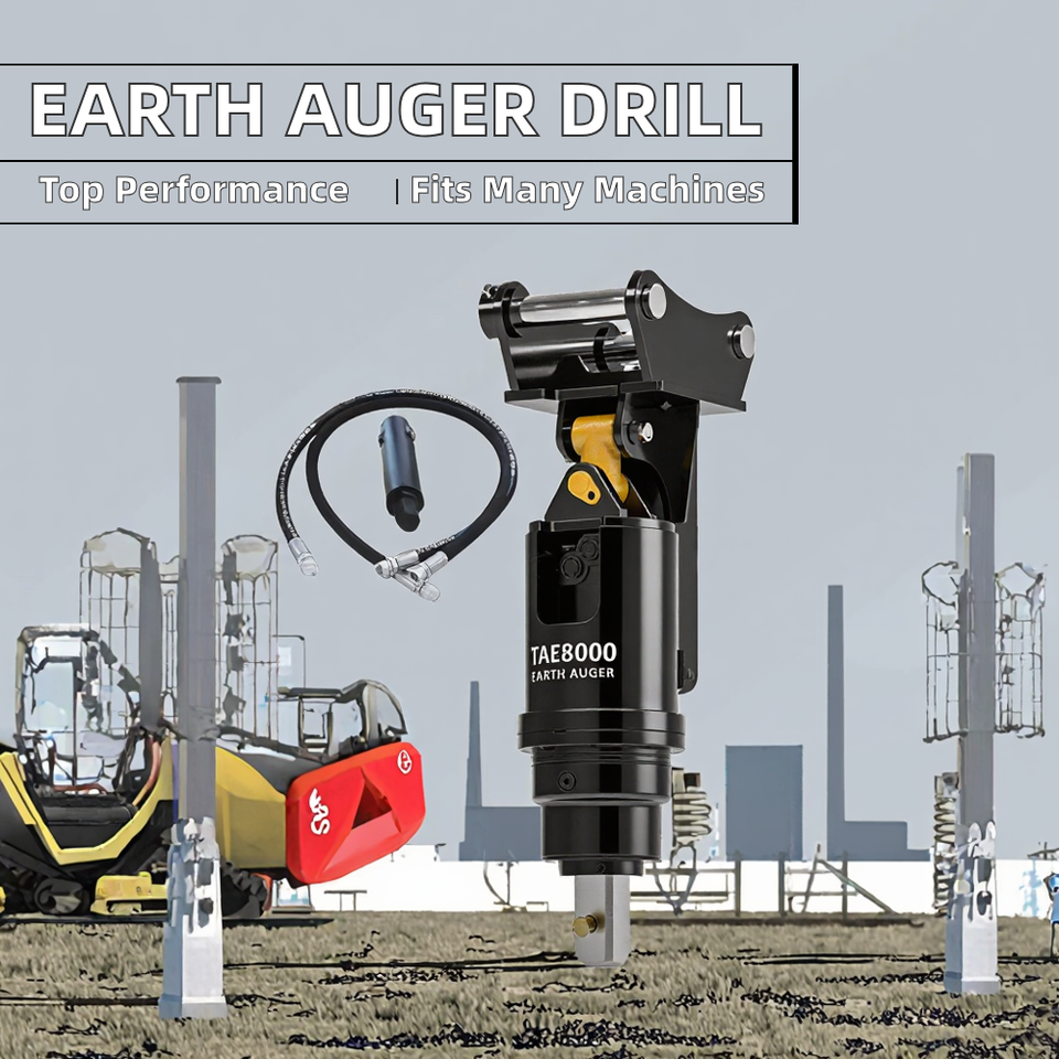 TAEKKO 2026 Earth Auger Drill Hydraulic Drilling Earth Augers for ...