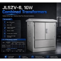 Transformateur combiné 300/5A 10kV JLSZV-6/10W classe 0.2S pour utilisation en extérieur dans les boîtes de mesure et la distribution d'énergie