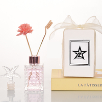 Bouteille de diffuseur de parfum de luxe Ru Star 100ml bouteille de diffuseur d'huile essentielle aromatique pour la décoration de la maison