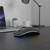 Accessoires informatiques Souris sans fil Mini souris ultra-fine et rechargeable Type C Souris sans fil Bluetooth pour ordinateur