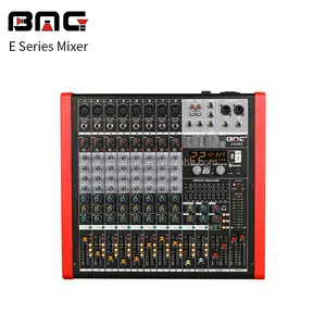 Bmg Fabriek Prijs Aangedreven Versterker Mixers Met Hoge Kwaliteit Met Phantom Eindversterker Usb Audio Sound Mixer