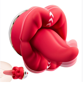 女性用クリトリスオーガズムUSB充電式マルチ振動モードマスターベーター花型舌先バイブレーター - Product Image 1