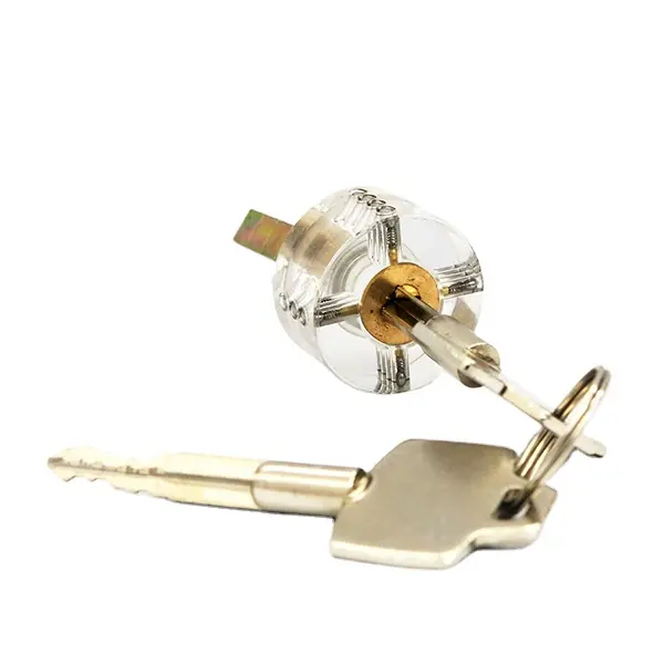YH9293 Mini Acrylic transparent lock shell padlock