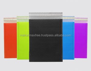 Enveloppes matelassées en polybulle biodégradables écologiques avec logo personnalisé imprimé, sacs en plastique pour cosmétiques et parfums - Product Image 4