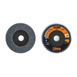 BETA - 112140004 Disques à lamelles avec tissu abrasif en zircone, support en plastique, construction à double rabat ø 115 mm (multi-pack) - Product Image 4