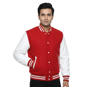 Meilleures vestes universitaires pour hommes grandes tailles à prix compétitif, vente en gros de vestes universitaires vierges personnalisables - Product Image 1