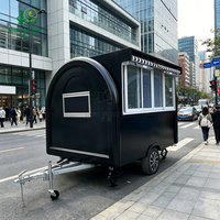 Remorque alimentaire mobile vintage de haute qualité avec aménagement de cuisine intérieure personnalisé