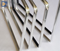 Entretoise pour double vitrage 26A, bande en aluminium pliable, taille et épaisseur, étanchéité renforcée, résistante aux rayures