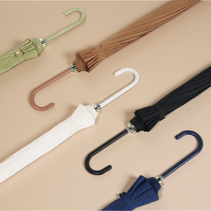 New Design Customizable Size Large Classic Straight Umbrella for Women-Promotional Travel Use Wholesale & Cheap