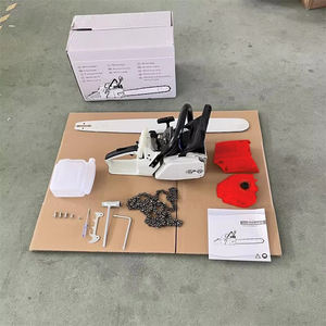 Machine de découpe de bois 2 temps 52cc scie à chaîne 5200 tronçonneuse à essence avec barre et chaîne 18 ''20'' - Product Image 2