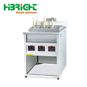 Cuiseur de nouilles à gaz/électrique vertical en acier inoxydable commercial de haute qualité 4/5/6/9 panier armoire de chaudière à pâtes personnalisable - Product Image 5