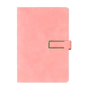 Caderno de capa mole A5 diário de sublimação por atacado conjunto de presente caderno de couro PU para viajante com logotipo personalizado