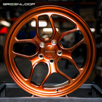 Jantes forgées GREENLOOP, design personnalisé, 17, 18, 19 pouces, 5x114.3, 5x120, 6x139.7, jantes en alliage concaves OEM pour C8 M3 M5, voitures de course