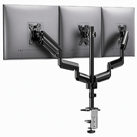 Support de bureau à bras articulé pour moniteur double, triple ou quadruple pour bureau