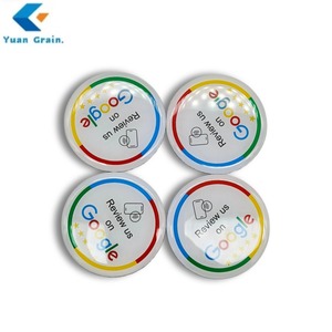 Mini-étiquettes NFC RFID en PVC+Époxy avec Code QR, Logo Personnalisé, Autocollants de Table Étanche pour Cartes de Membre, Paiement Hôtelier et Avis Google - Product Image 5
